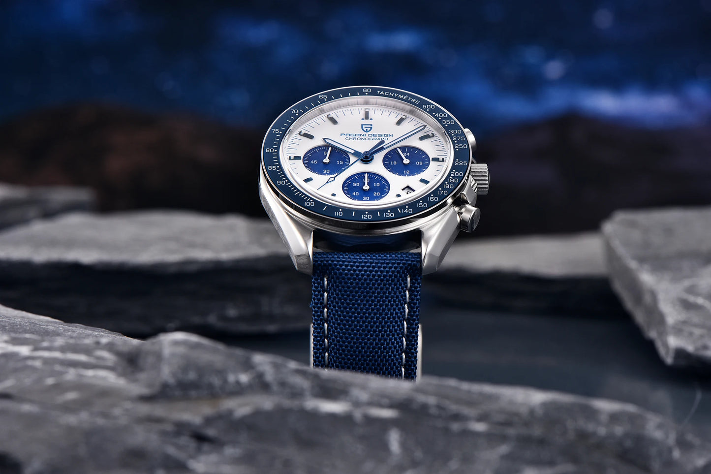 PAGANI Luxury Sapphire Mirror Wrist Watch