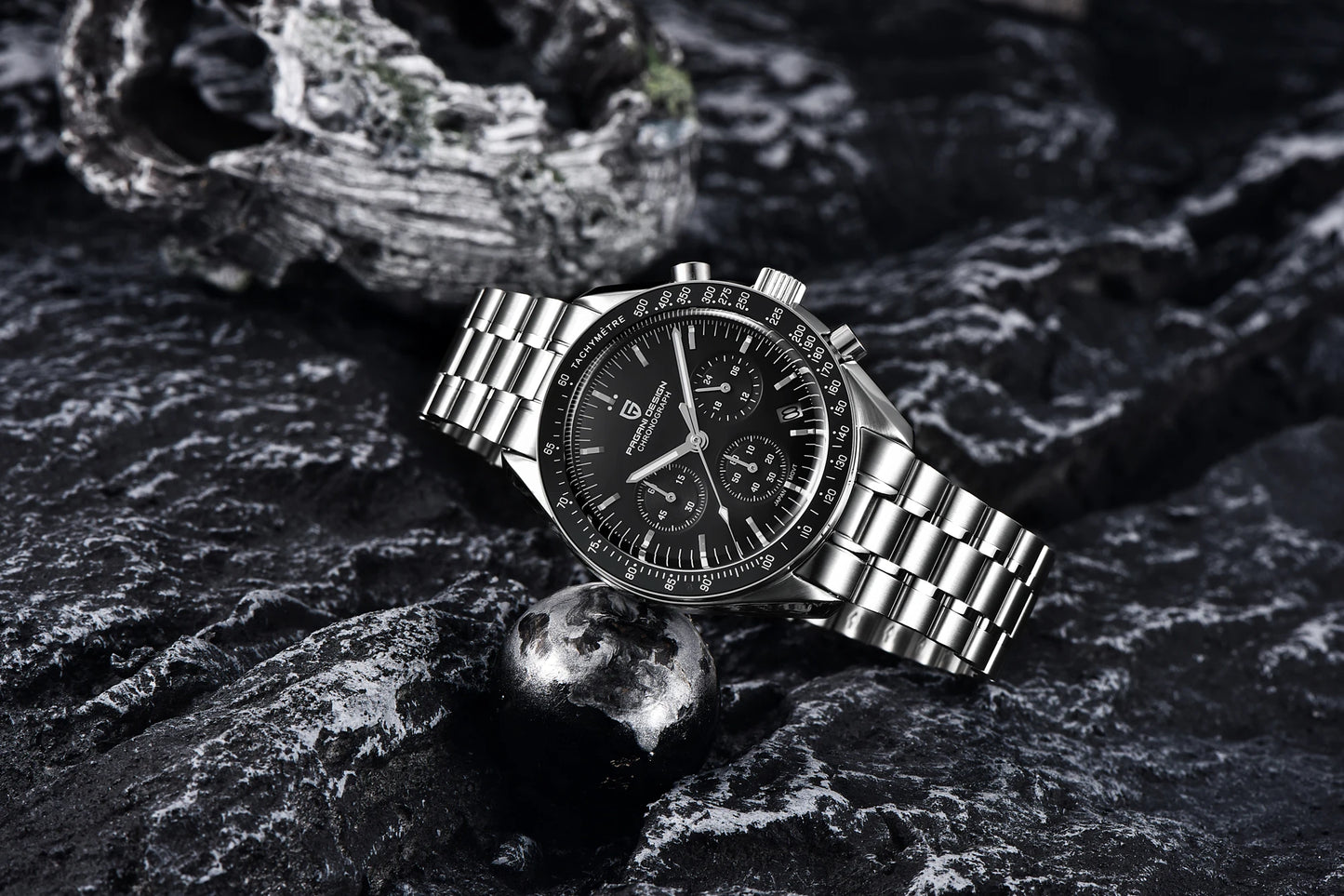 PAGANI Luxury Sapphire Mirror Wrist Watch