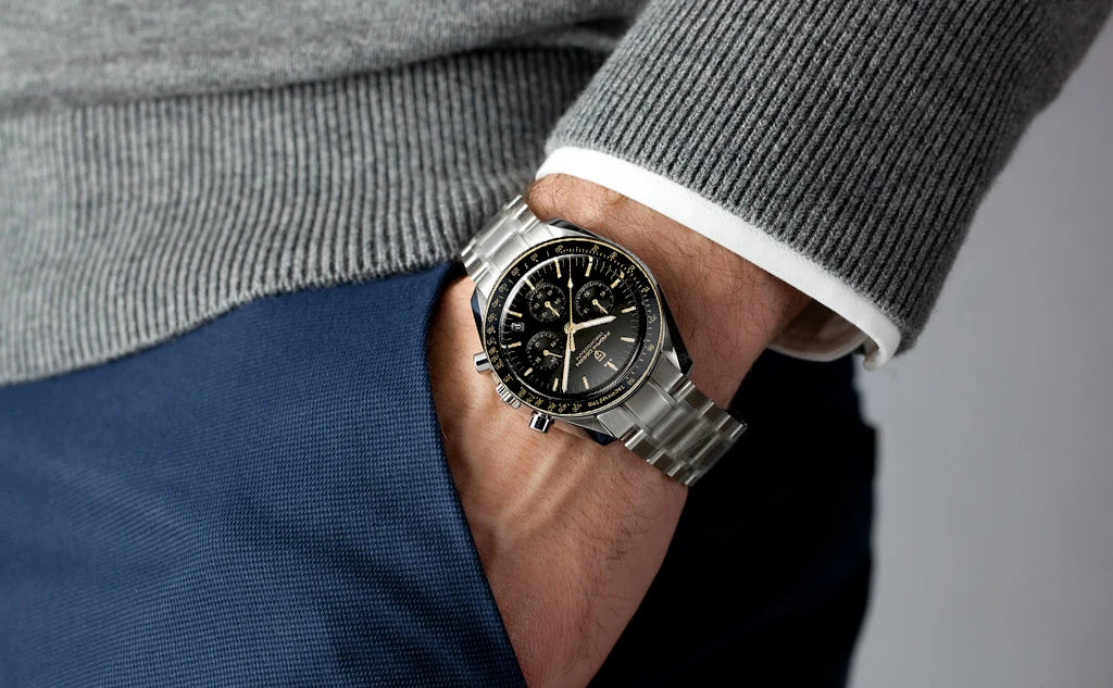 PAGANI Luxury Sapphire Mirror Wrist Watch
