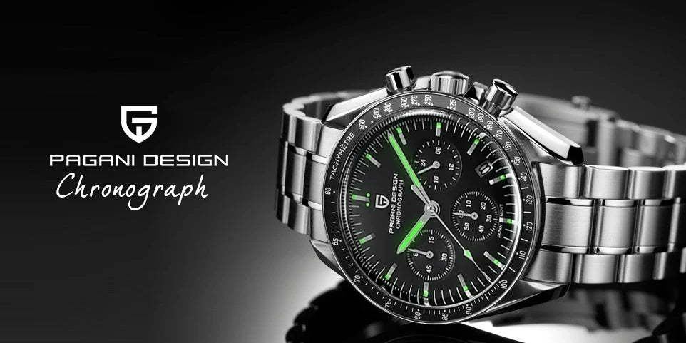 PAGANI Luxury Sapphire Mirror Wrist Watch