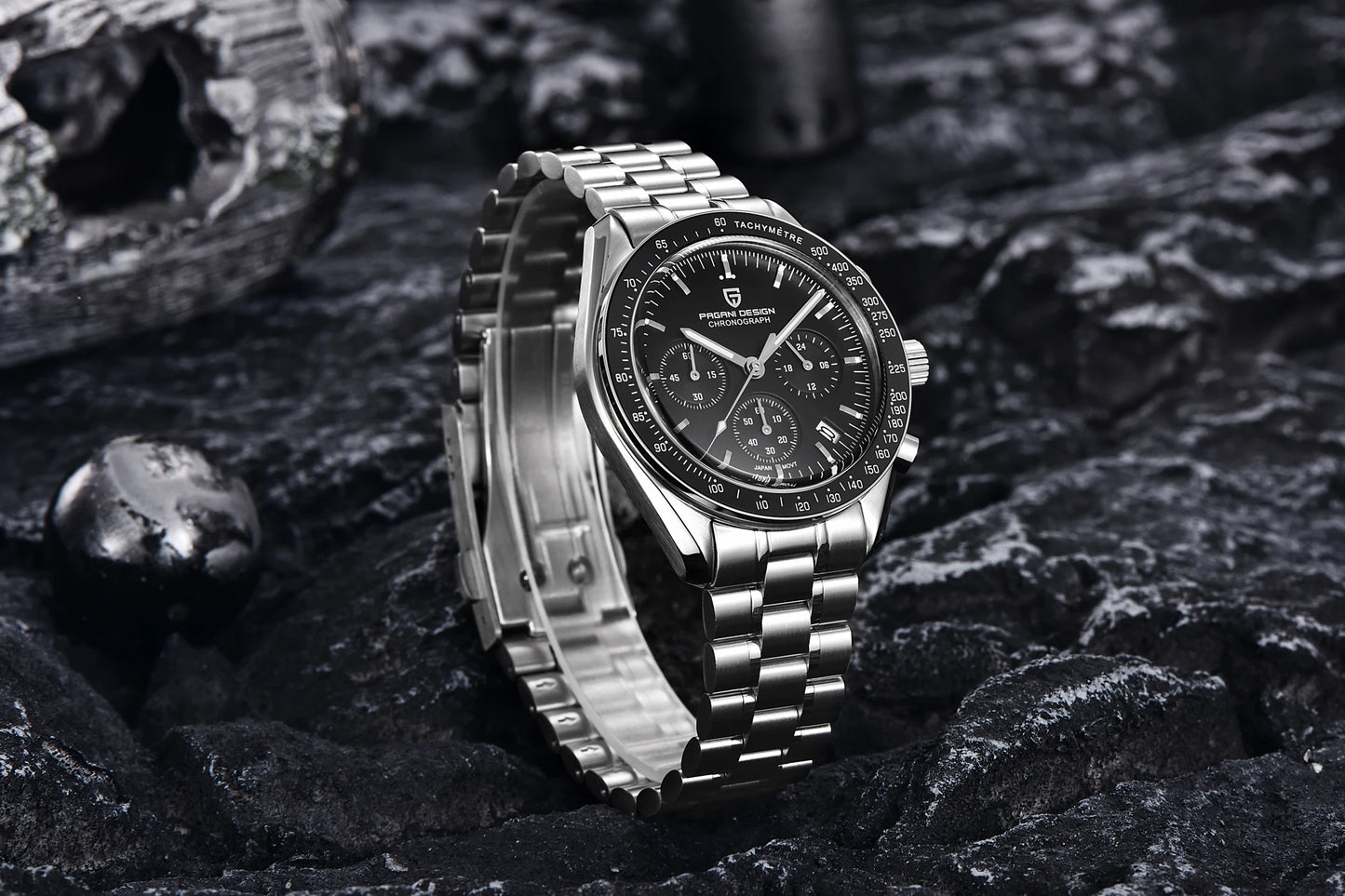 PAGANI Luxury Sapphire Mirror Wrist Watch
