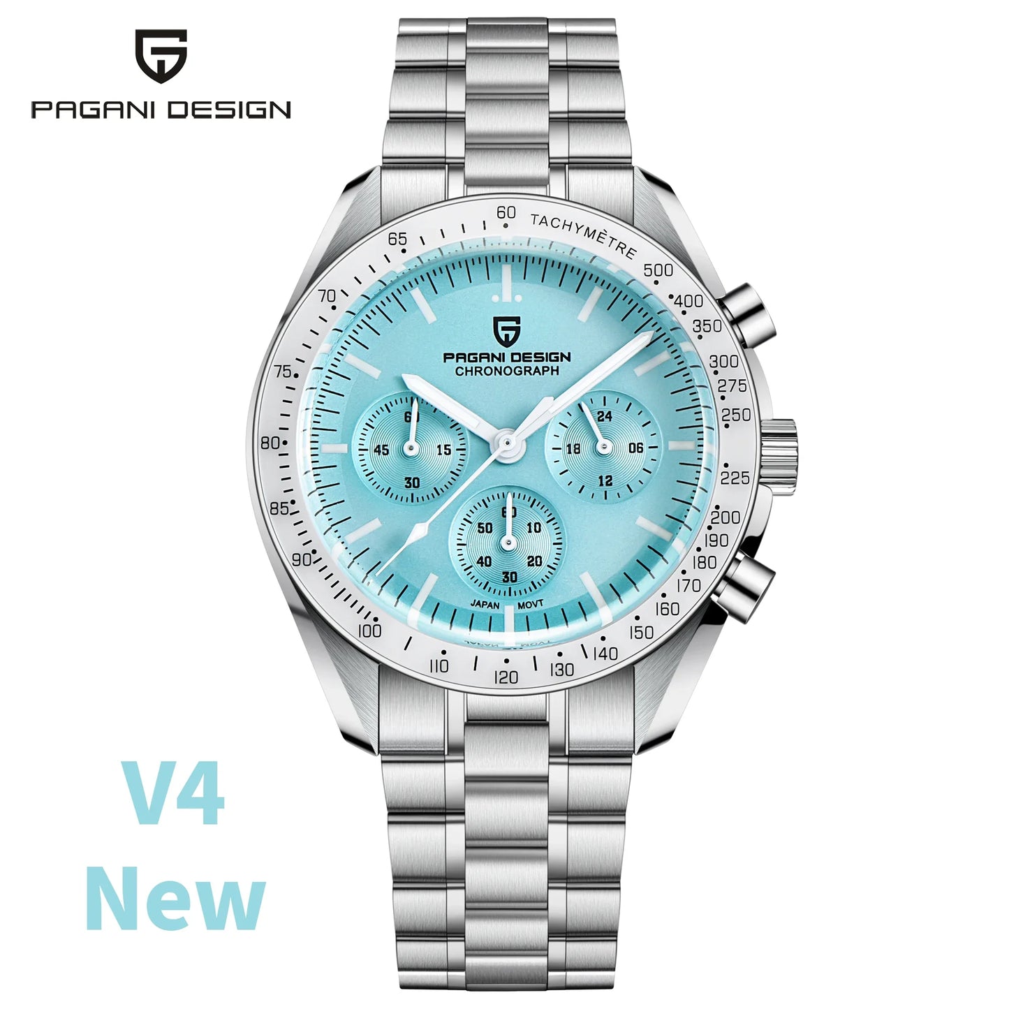 PAGANI Luxury Sapphire Mirror Wrist Watch