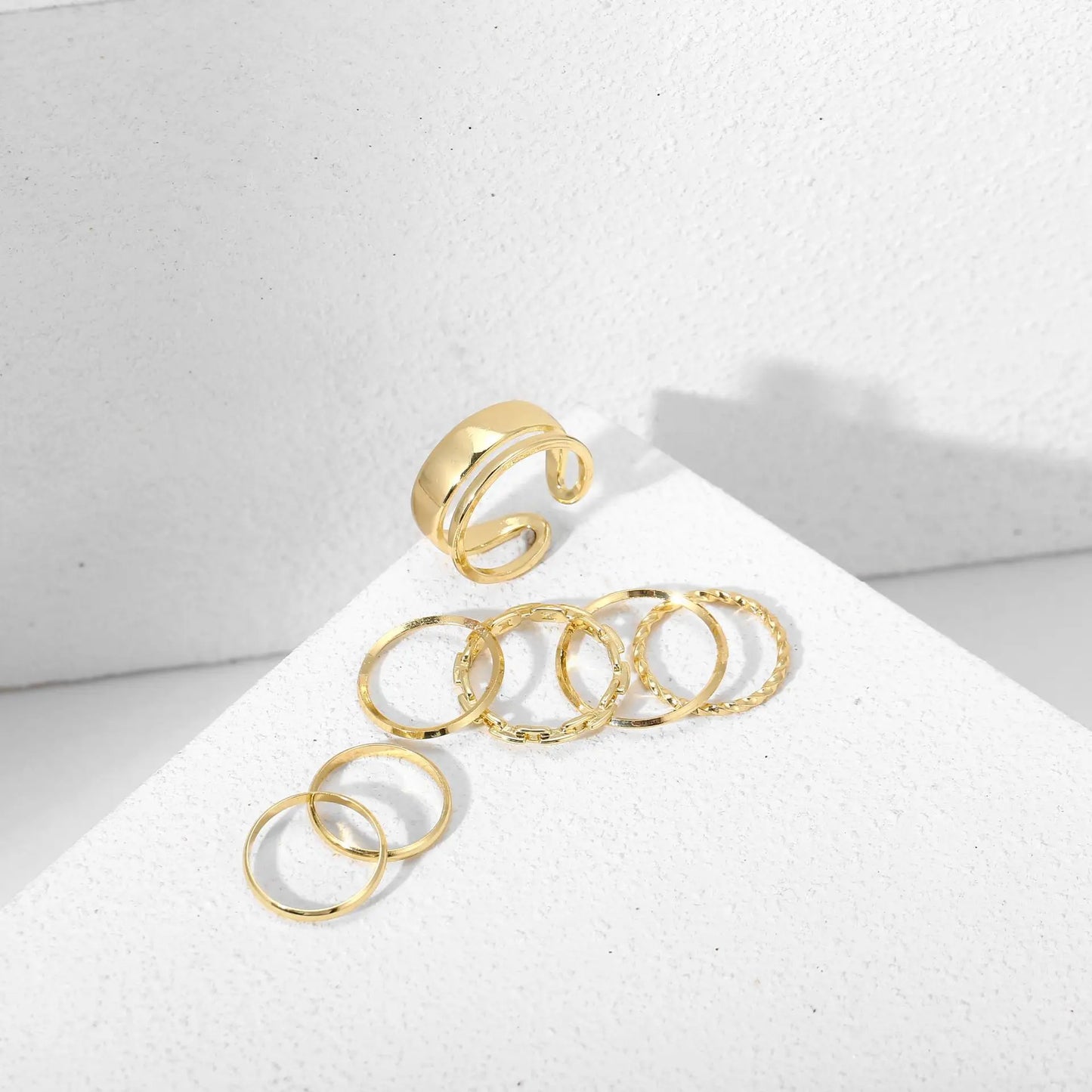 7-Piece Minimal Ring Set