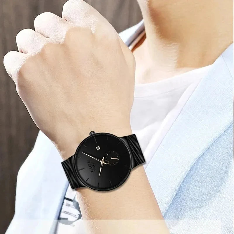 Ultra Thin Waterproof Quartz Wristwatch