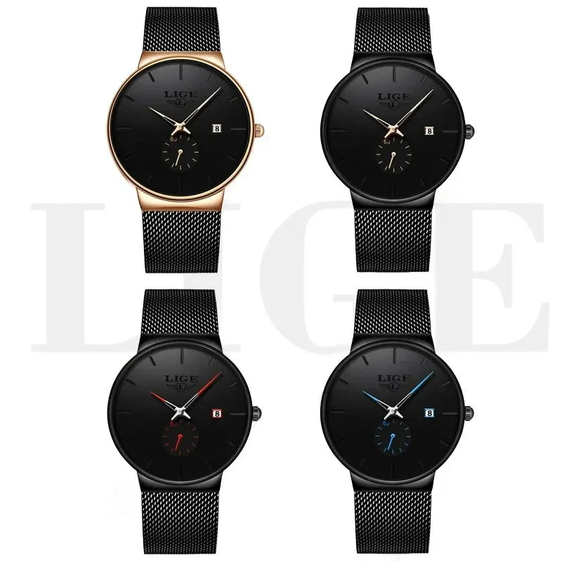 Ultra Thin Waterproof Quartz Wristwatch