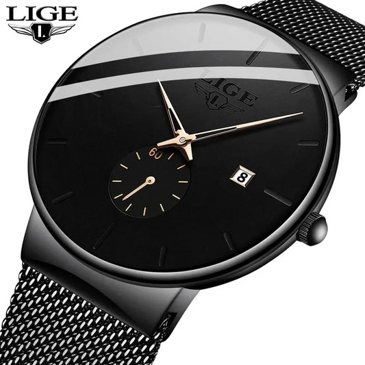 Ultra Thin Waterproof Quartz Wristwatch